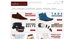 Desktop Screenshot of nativeleather.com